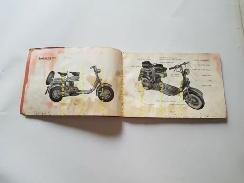 Innocenti Lambretta 125 F manuale uso manutenzione libretto istruzioni originale