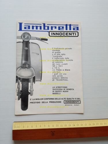 Innocenti Lambretta 125 Li - 150 Li - 175 TV …