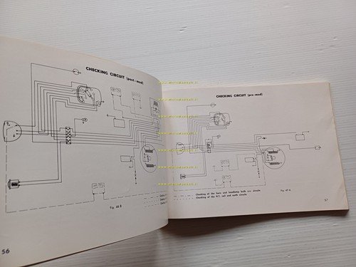 Innocenti Lambretta 125 Li -150 Li 1959 manuale officina originale …