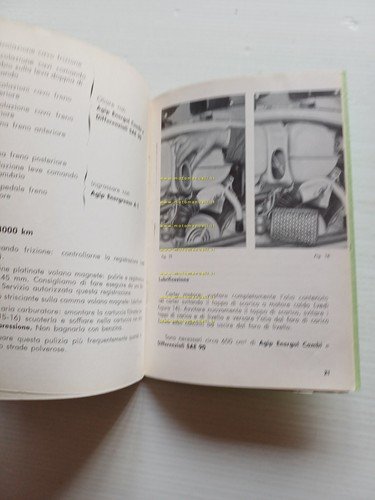 Innocenti Lambretta 125 Li 1959 manuale uso manutenzione libretto originale