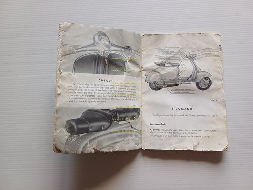 Innocenti Lambretta 125 LI 2a S. 1959 manuale uso manutenzione …