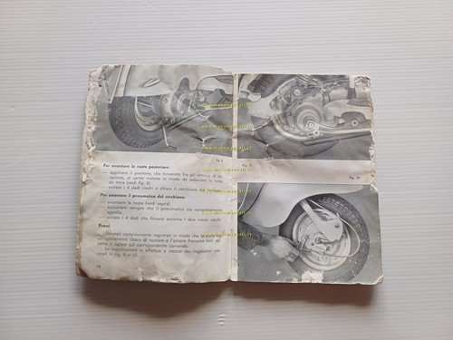 Innocenti Lambretta 125 LI 2a S. 1959 manuale uso manutenzione …