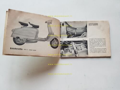 Innocenti Lambretta 125 Li 3° Serie 1964 manuale uso manutenzione …