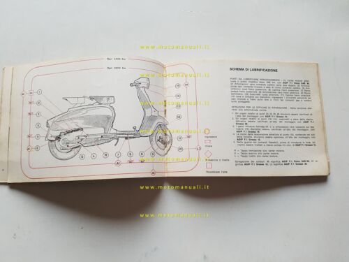 Innocenti Lambretta 125 Li 3 Serie 1965 manuale uso manutenzione …