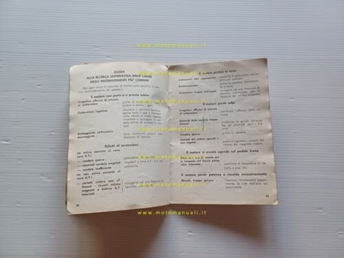 Innocenti Lambretta 125 LI 3a Serie 1962 manuale uso manutenzione …