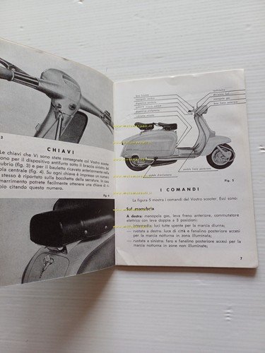 Innocenti Lambretta 125 LI 3a Serie 1963 manuale uso manutenzione …