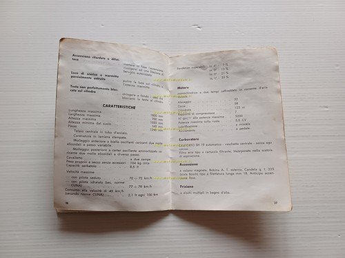 Innocenti Lambretta 125 LI 3a Serie 1963 manuale uso manutenzione …
