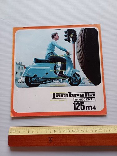 Innocenti Lambretta 125 M4 1964 depliant originale italiano