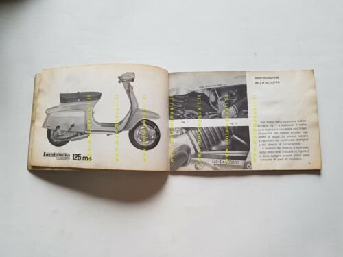 Innocenti Lambretta 125 m4 1966 manuale uso manutenzione originale