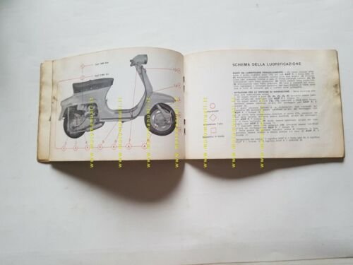 Innocenti Lambretta 125 m4 1966 manuale uso manutenzione originale