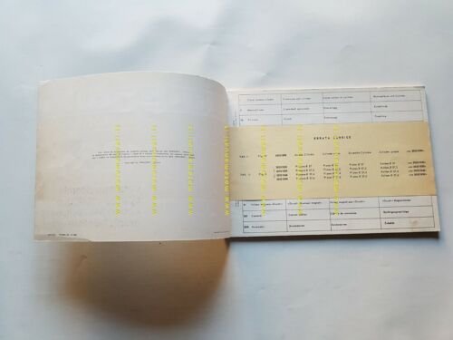 Innocenti Lambretta 125 Stellina 1966 catalogo ricambi originale parts catalogue