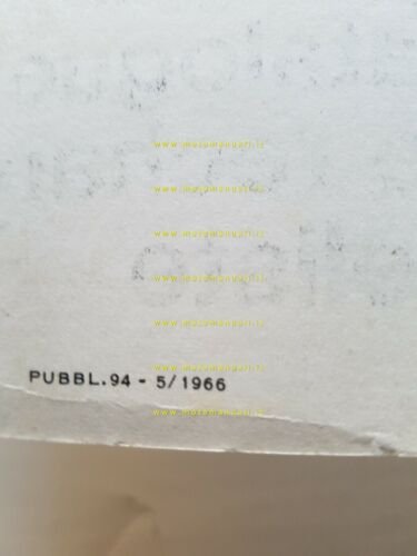 Innocenti Lambretta 125 Stellina 1966 catalogo ricambi originale parts catalogue