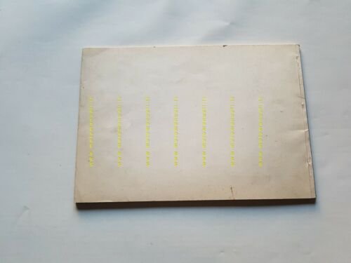 Innocenti Lambretta 125 Stellina 1966 catalogo ricambi originale parts catalogue