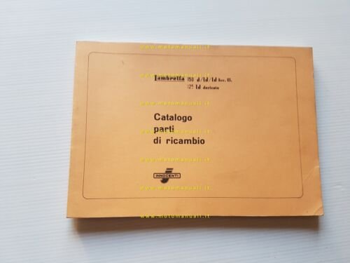Innocenti Lambretta 150 d-ld-ld avv.el -125 ld 1959 catalogo ricambi …