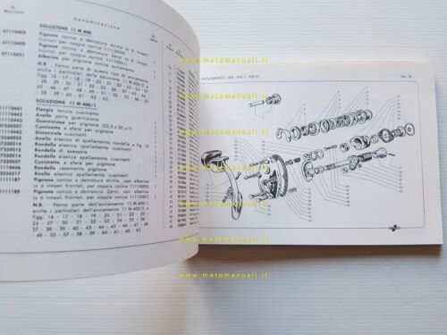 Innocenti Lambretta 150 d-ld-ld avv.el -125 ld 1959 catalogo ricambi …