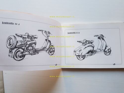 Innocenti Lambretta 150 d-ld-ld avv.el -125 ld 1959 catalogo ricambi …