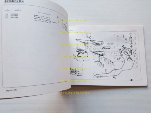 Innocenti Lambretta 150 d-ld-ld avv.el -125 ld 1959 catalogo ricambi …