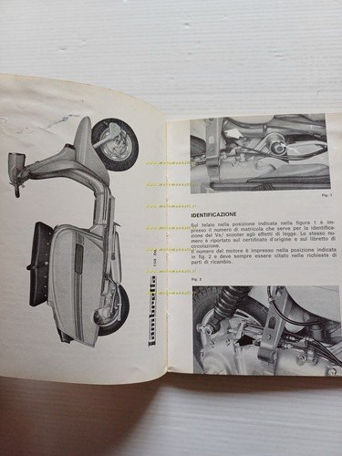 Innocenti Lambretta 150 DL 1969 manuale uso manutenzione libretto originale