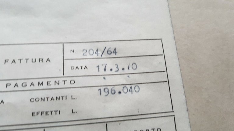 Innocenti Lambretta 150 DL Scooter 1970 fattura acquisto originale no …