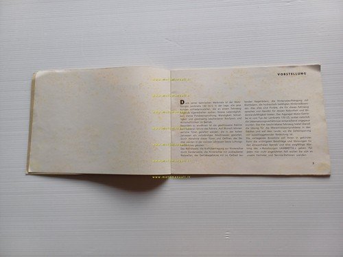Innocenti Lambretta 150 fd/c motocarro 1958 manuale uso originale TESTO …