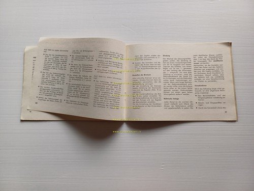 Innocenti Lambretta 150 fd/c motocarro 1958 manuale uso originale TESTO …