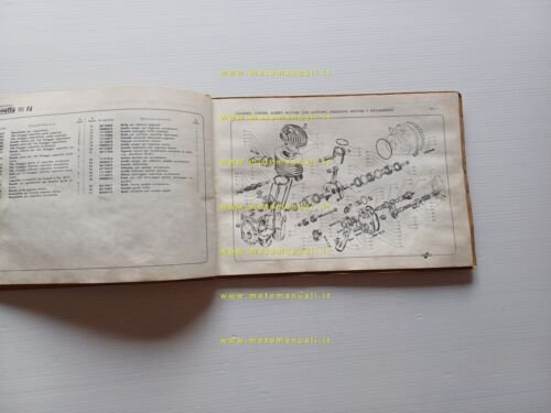 Innocenti Lambretta 150 FD Motocarro catalogo ricambi originale