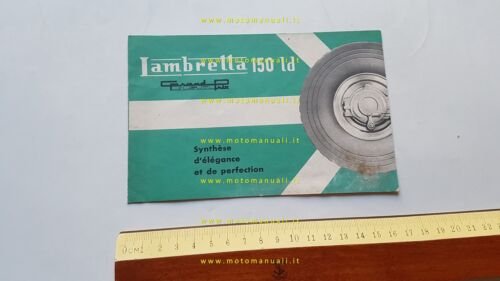 Innocenti Lambretta 150 LD - Grand Prix depliant FRANCESE originale