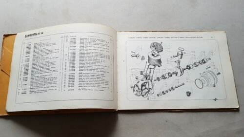 Innocenti Lambretta 150 LD catalogo ricambi originale spare parts catalogue