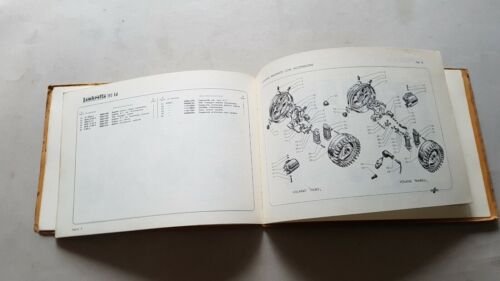 Innocenti Lambretta 150 LD catalogo ricambi originale spare parts catalogue