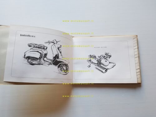 Innocenti Lambretta 150 LI 1958 catalogo ricambi originale spare parts …