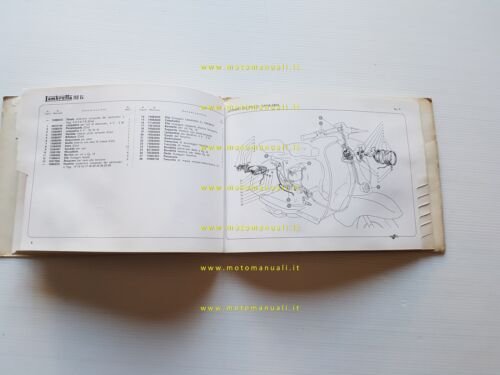 Innocenti Lambretta 150 LI 1958 catalogo ricambi originale spare parts …
