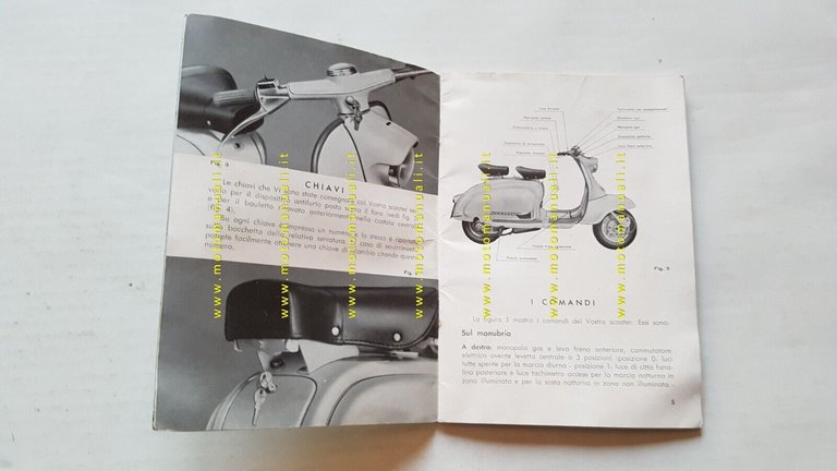 Innocenti Lambretta 150 LI 1958 manuale uso manutenzione libretto originale