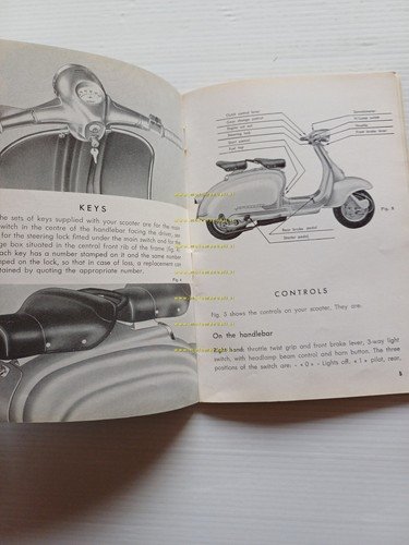 Innocenti Lambretta 150 LI 2a serie 1959 manuale uso libretto …