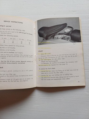 Innocenti Lambretta 150 LI 2a serie 1959 manuale uso libretto …