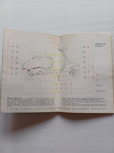 Innocenti Lambretta 150 LI 2a serie 1959 manuale uso libretto …