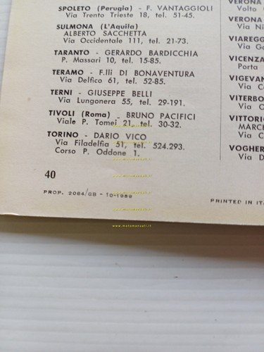 Innocenti Lambretta 150 LI 2a serie 1959 manuale uso libretto …