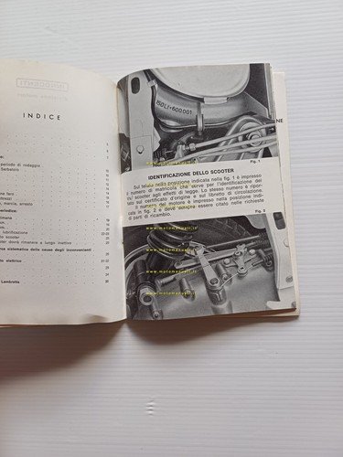 Innocenti Lambretta 150 LI 3a Serie 1962 manuale uso manutenzione …