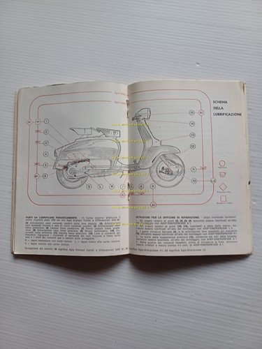 Innocenti Lambretta 150 LI 3a Serie 1962 manuale uso manutenzione …