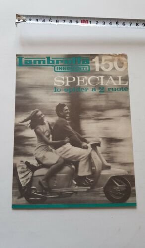Innocenti Lambretta 150 Special 1962 depliant originale scooter brochure