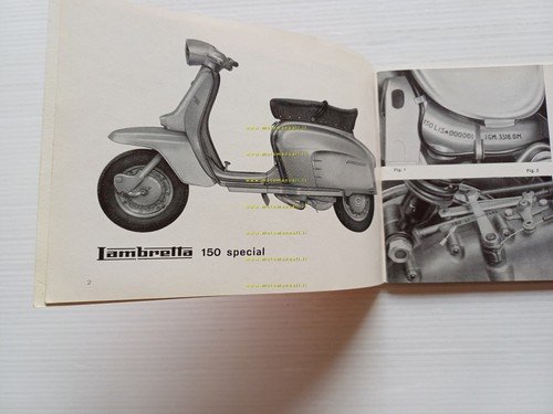 Innocenti Lambretta 150 Special 1963-64 manuale uso manutenzione originale