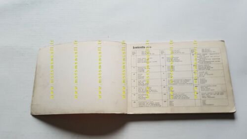 Innocenti Lambretta 175 LI 2a Serie motocarro 1960 catalogo ricambi …