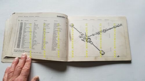 Innocenti Lambretta 175 LI 2a Serie motocarro 1960 catalogo ricambi …