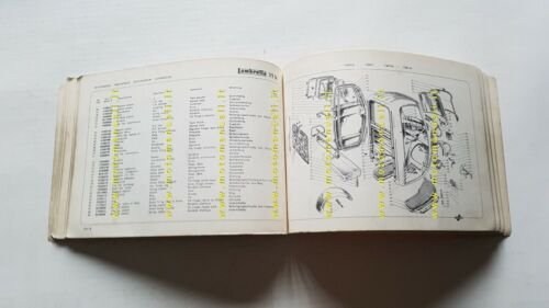 Innocenti Lambretta 175 LI 2a Serie motocarro 1960 catalogo ricambi …