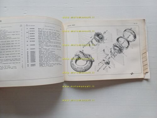 Innocenti Lambretta 175 TV 1958 catalogo ricambi originale spare parts …