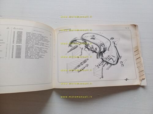Innocenti Lambretta 175 TV 1958 catalogo ricambi originale spare parts …