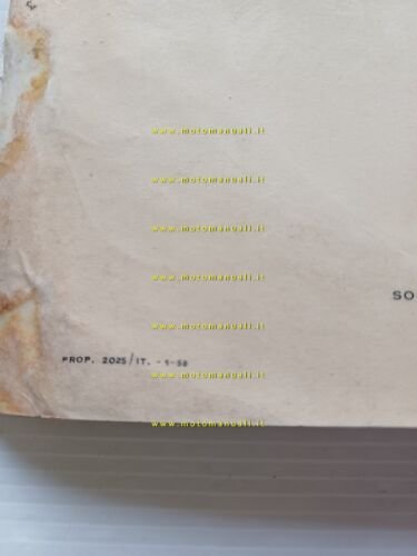 Innocenti Lambretta 175 TV 1958 catalogo ricambi originale spare parts …