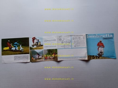Innocenti Lambretta 175 TV 1962-63 depliant italiano originale