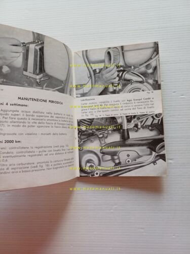 Innocenti Lambretta 175 TV 2a S.1959 manuale uso manutenzione libretto …