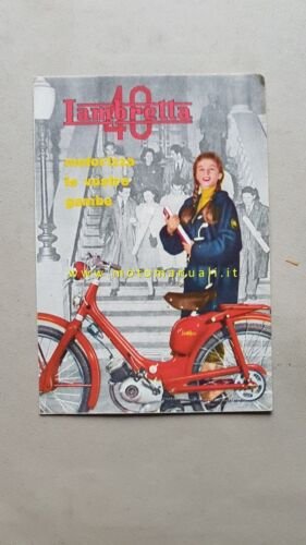 Innocenti Lambretta 48 carta assorbente gadget originale anni '50 no …