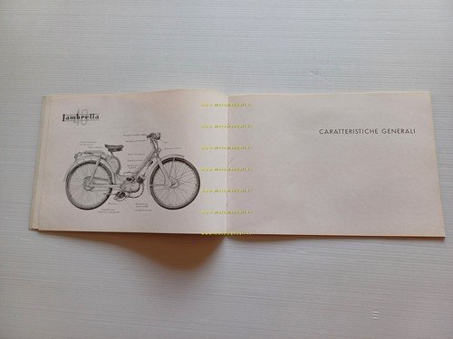 Innocenti Lambretta 48 manuale officina riparazione italiano ORIGINALE
